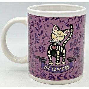 Halloween Coffee Mug Cup El Gato Cats Novelty Collectible Funny Cat Lady